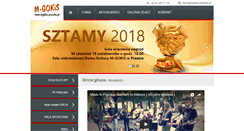 Desktop Screenshot of mgokis.praszka.pl